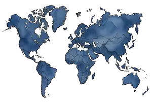 Pictogramme d'une carte du monde