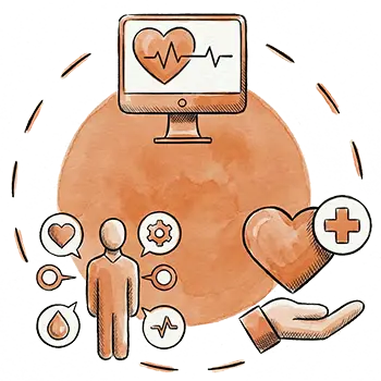 Pictogramme Réduire l’écart entre technique et vécu